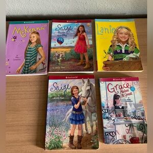American Girl 5 Book Set - Good used condition